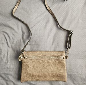 Joy Susan Tan Crossbody Bag with Adjustable Strap